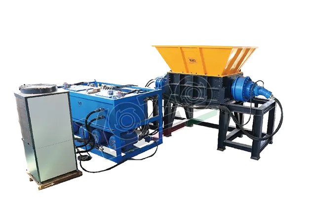 Double-Shaft Biomass Shredder