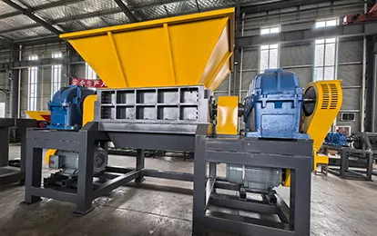 Double-Shaft Industrial Waste Shredder