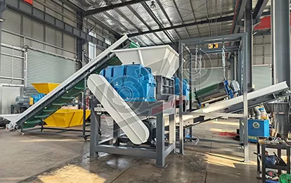 Double-Shaft Household Waste Shredder