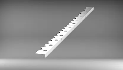 Independent blade design, quick-release system