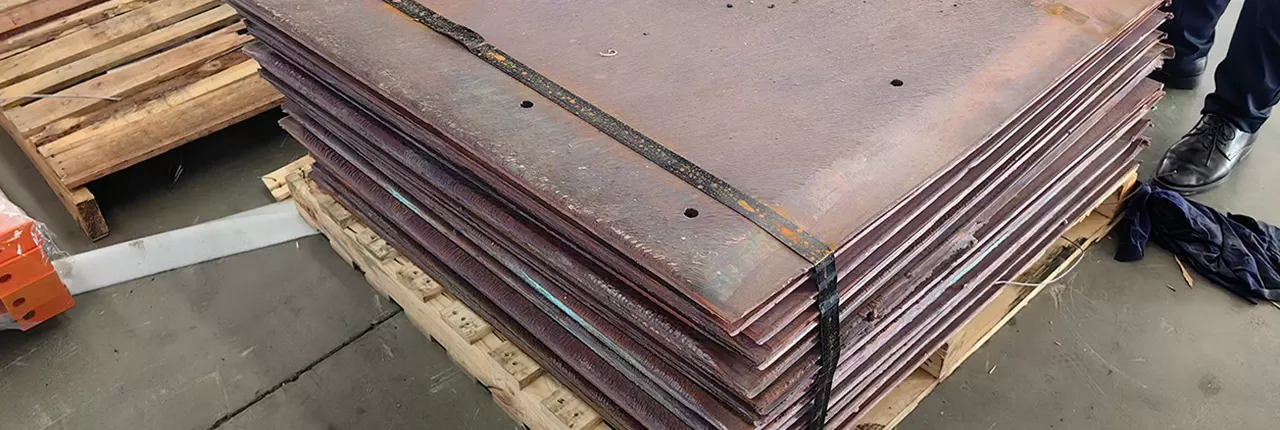 Scrap Copper PlatesBefore processing