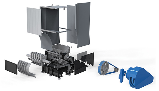 Heavy-duty Crusher Structural Diagram