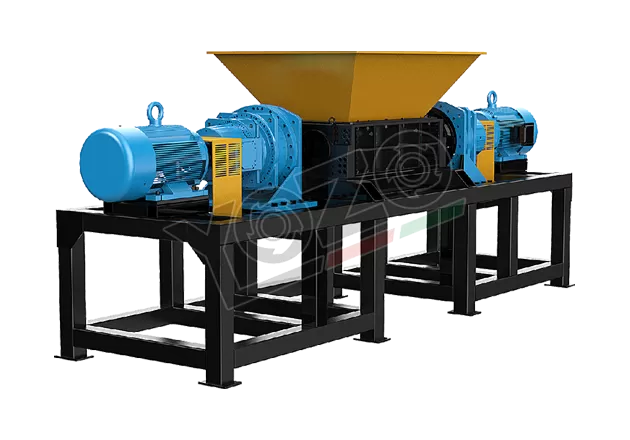 Double-Shaft Industrial Waste Shredder