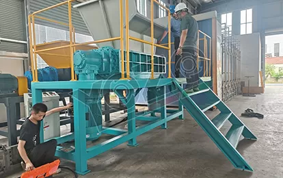 Double-Shaft Bulky Waste Shredder